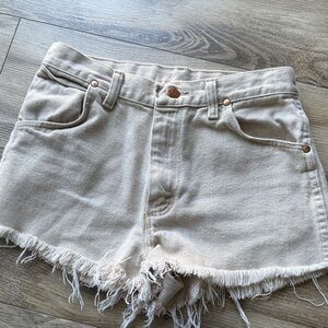 Stylish Tan Women's Denim Shorts
